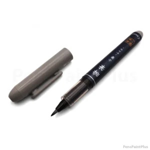 Pilot Shunpitsu Pinselstift mit harter Spitze, graue Tinte